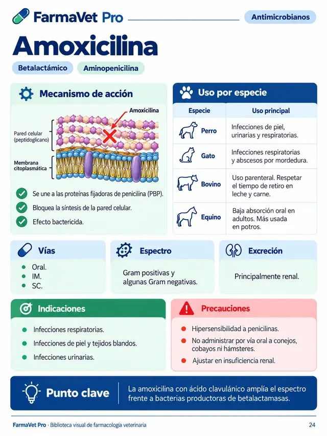 Ficha de fármaco de Amoxicilina